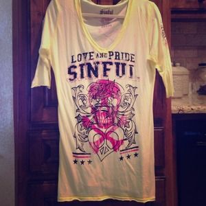 Sinful tee from The Buckle