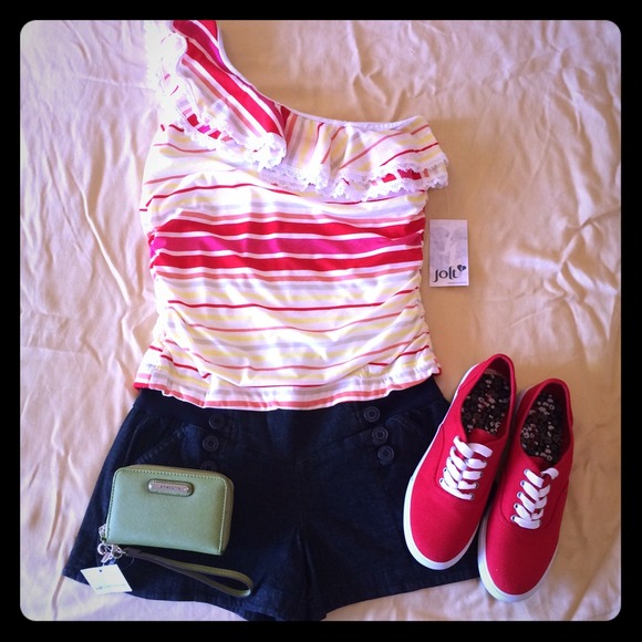 One Shoulder Jolt romper