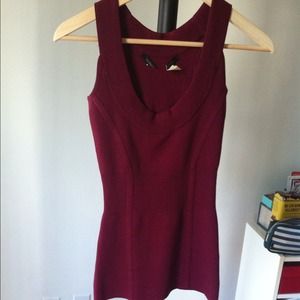 Bcbg burgundy top sold