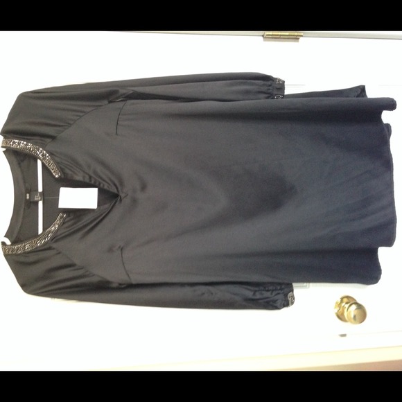 New Price! H&M Long sleeve beaded detailed dress