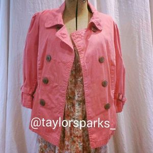 Reduced! Coral jacket great for spring!