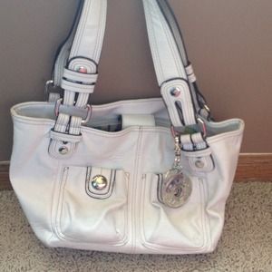 Franco Sarto White Handbag