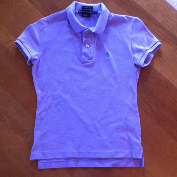 Ralph Lauren lavender purple skinny polo