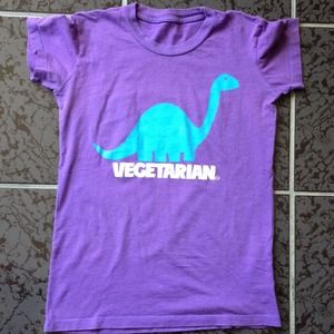 Vegetarian Dinosaur Tee