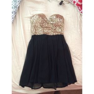 Windsor Gold Sequin Dress