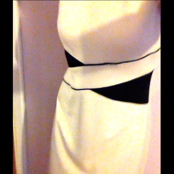 Black and Beige Dress - Picture 1 of 3