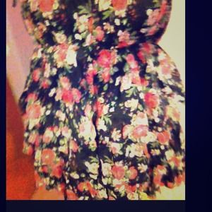 Strapless Frilly Dress