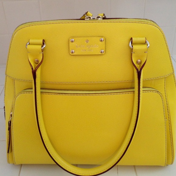 Yellow Kate Spade purse