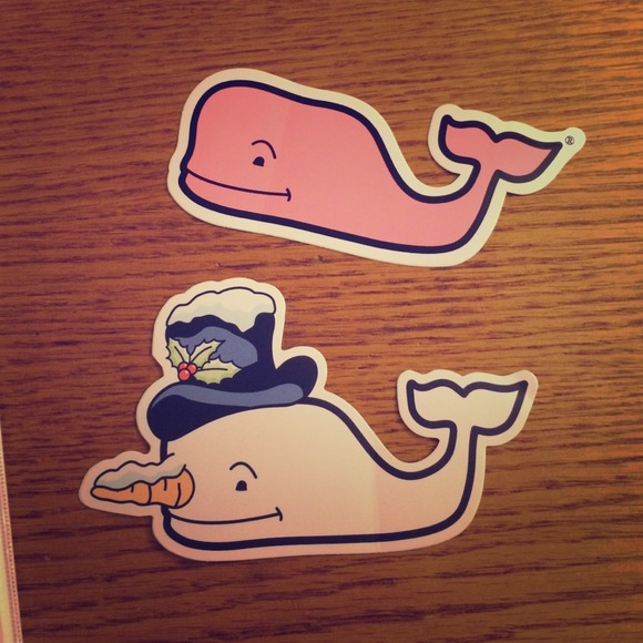 2 Vineyard Vines stickers