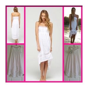 🌸🆕NWT ADORABLE ROXY HI-LOW BEADED COTTON DRESS🌸