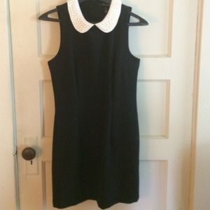 Black and white pearl-collared dress. Was $19