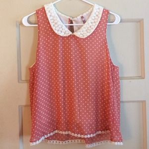 Beautiful Polk a Dot blouse! Was $16