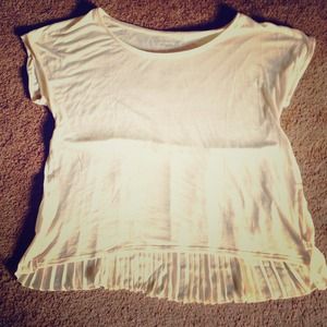 NWOT American eagle chiffon back top