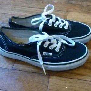 Classic black and white vans