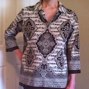 Talbots Petite brown shirt