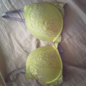 Neon padded bra