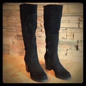 Black Suede Boots