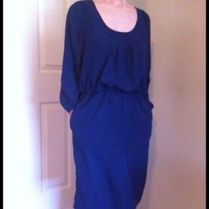 White House Black Market navy dress