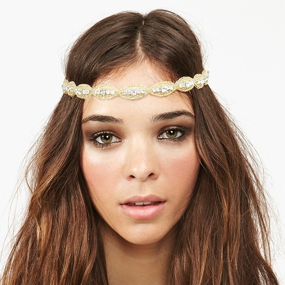 1920's Crystal Flapper Headpiece - Picture 2 of 8