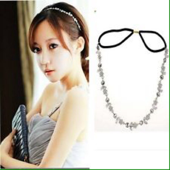 1920's Crystal Flapper Headpiece - Picture 4 of 8