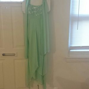 Green Lara design dress