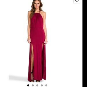 Lovers + friends red maxi dress size small