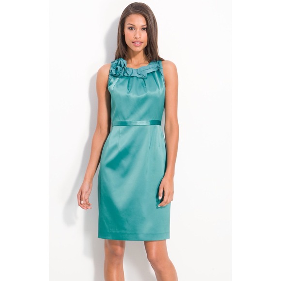 Elie Tahari Malia Satin Dress NWT