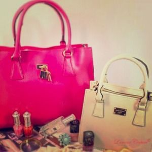 Heart locker bag and White candy bag!