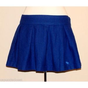AF wool pleated mini skirt NWOT