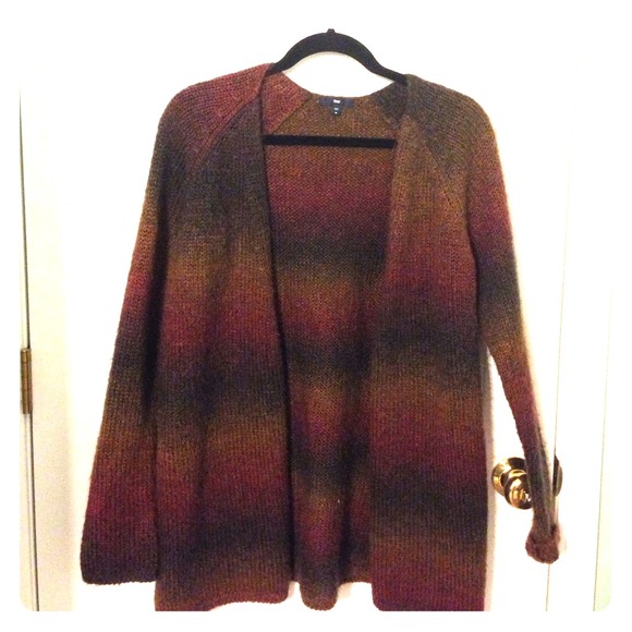 GAP acrylic oversized knit cardigan