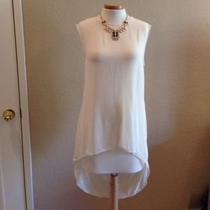 Sheer high and low top