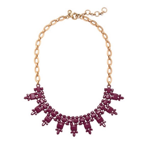 J. Crew Jewelry - ⚡️SALE! J. Crew Crystal Rectangles Necklace.