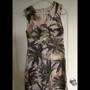 Banana Republic tropical flowery dress