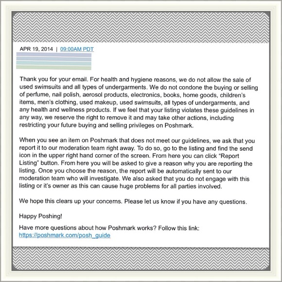 Tip - What CANNOT Be Sold On Poshmark - Picture 2 of 4