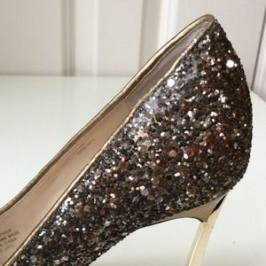 Enzo Angiolini Shoes - ๐BUNDLE || Silk Dress + Glitter Heels Enzo Angiolini Shoes - ๐BUNDLE || Silk Dress + Glitter Heels