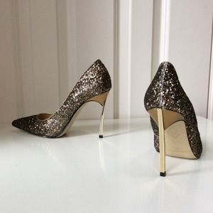 Enzo Angiolini Shoes - ๐BUNDLE || Silk Dress + Glitter Heels Enzo Angiolini Shoes - ๐BUNDLE || Silk Dress + Glitter Heels