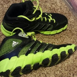 Neon basketball shoes