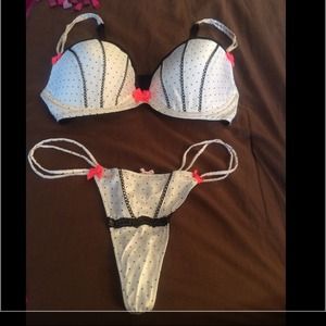 Victoria Secret bra and thong combo