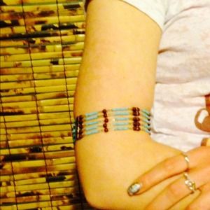 ⚡️Stretchy Native hand-beaded arm cuff or bracelet