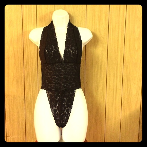 Lace one piece lingerie