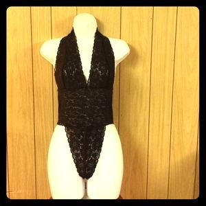 Lace one piece lingerie