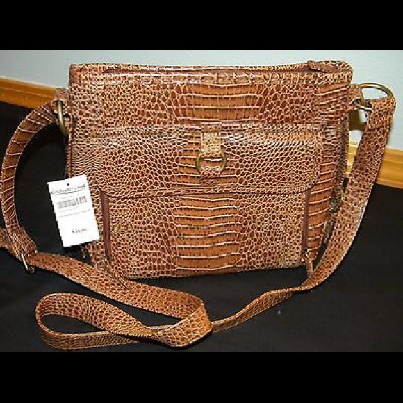 💢💢SOLD💢💢Coldwater Creek Sophie Crocodile bag. - Picture 4 of 4