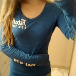 A&F Blue Long Sleeve Top