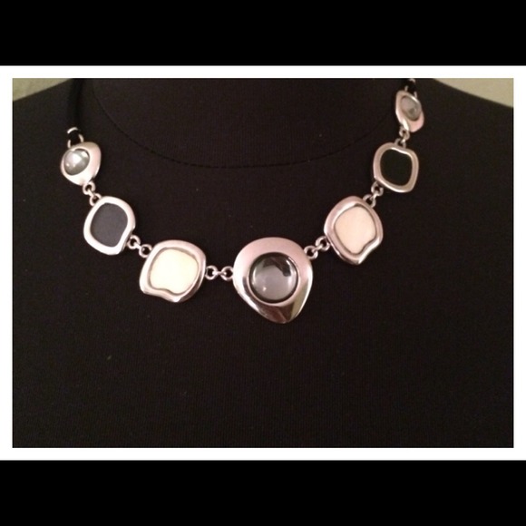 Black and White Necklace by Lia Sophia