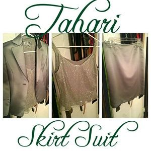 Skirt Suit w/Matching Sequenced Top