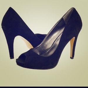 Nine West Escher Black Leather Suede Sz 6 NWT $79