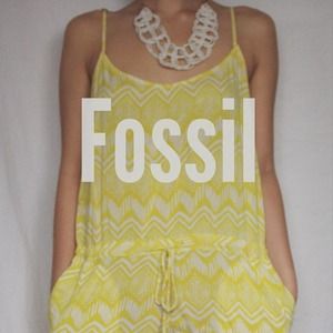 Yellow Fossil Romper