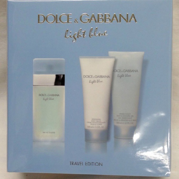 Dolce and Gabbana Lite Blue travel set
