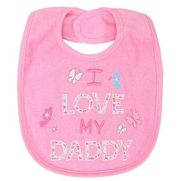 Koala Baby Other - Girls' I Love Daddy Bib (PayPal Only)