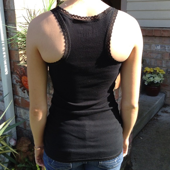 BLACK RACER BACK TANK - Picture 2 of 2